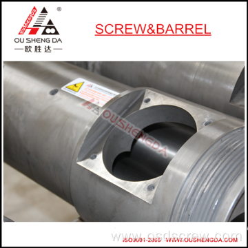 Twin conical screw barrel for PVC Pipe Sheet
